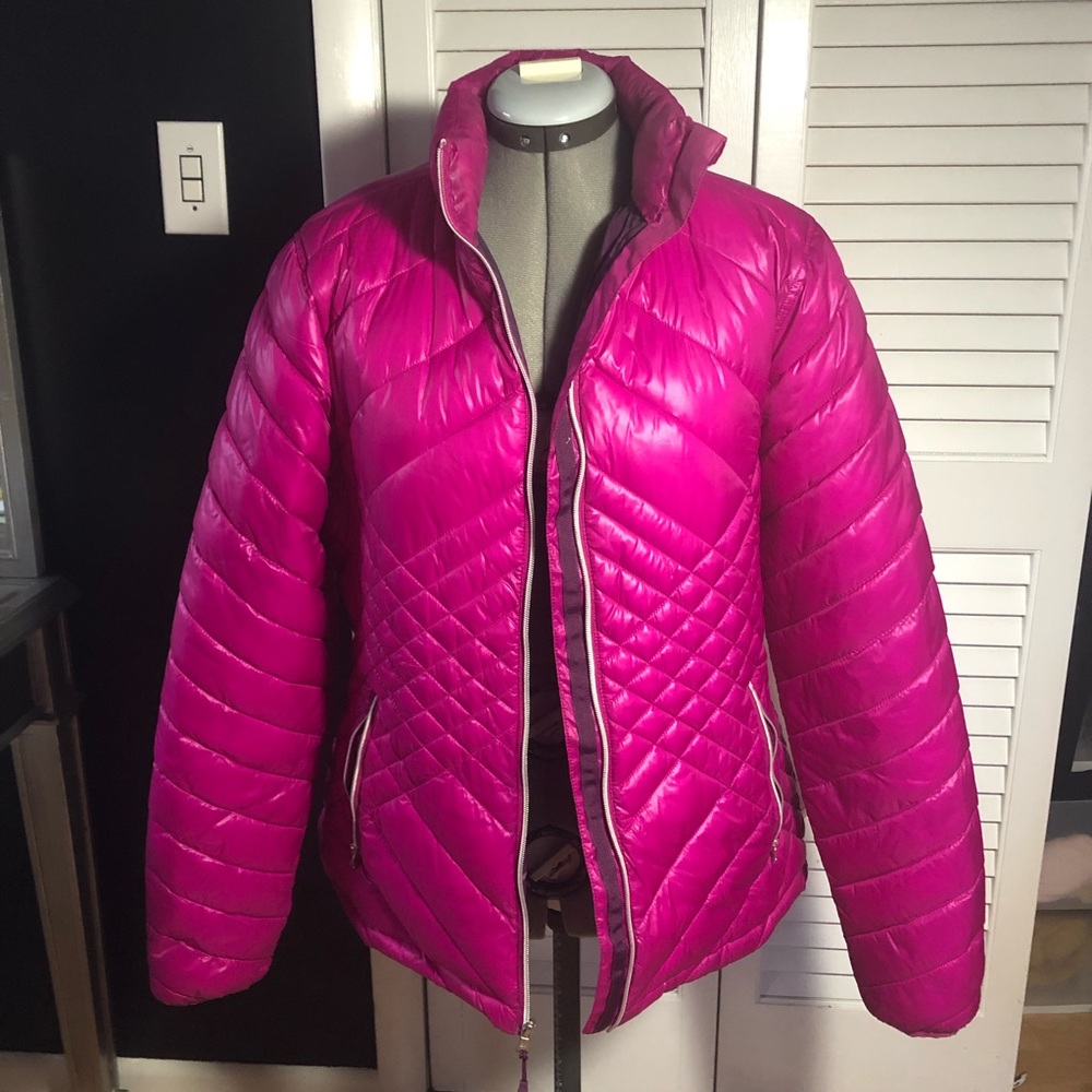 Tek Gear fuchsia winter puffer jacket